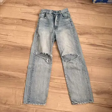 마우지 하이웨스트 데미지 데님