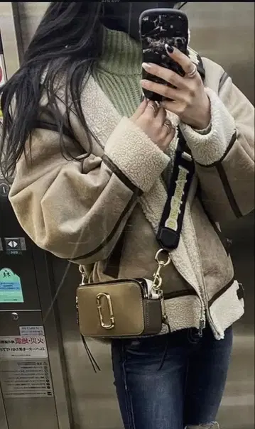 SLY AGING F/LEATHER 플라이트 자켓