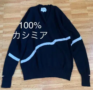 Charli 100% 캐시미어 V넥 스웨터