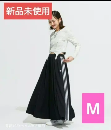 adidas 롱 스커트 새틴 원단 완판 단종품