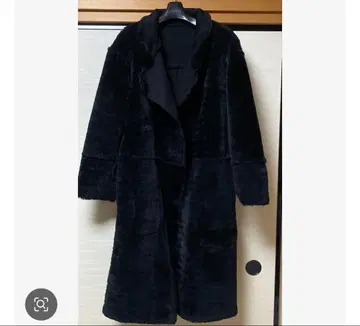 ZARA 리버서블 무스탕 퍼 코트 이데 레이코