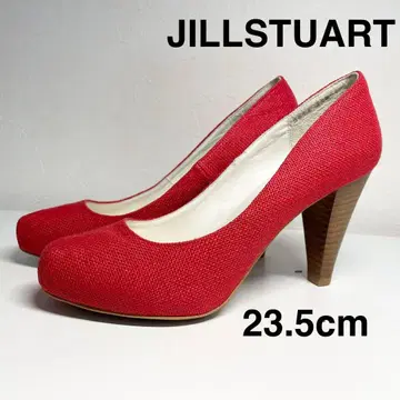 새상품급 JILLSTUART 23.5cm 펌프스 스틸레토 빨간색