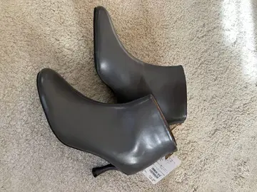 그레이 라운드 앵클부츠 24cm