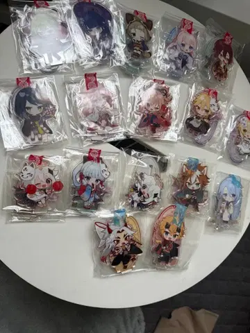 원신 스이파라 번개 아크릴 스탠드 세트 ( 만엽 추가 가능 설명 필독 )