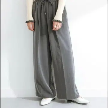 [ 미사용 새상품 ] 어반 리서치 서니 라벨 턱 와이드 이지 팬츠 36