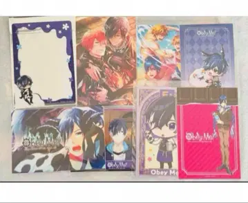 오베이미 벨페골 카드 케이스 엽서 4장 브로마이드 2장 외