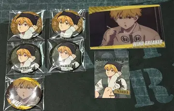 윈블 WIND BREAKER 트리 빌리지 카모플라주 니이 캔뱃지