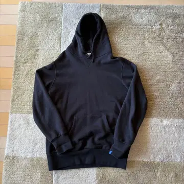 루프 휠러 블랙 후드 부착 후드티 XL