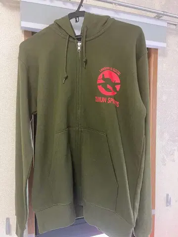 칸코레 쿠레 LAWSON 올리브 그린 후드티 Sd Size