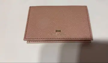 JILL STUART 핑크 명함지갑 이단 접이식