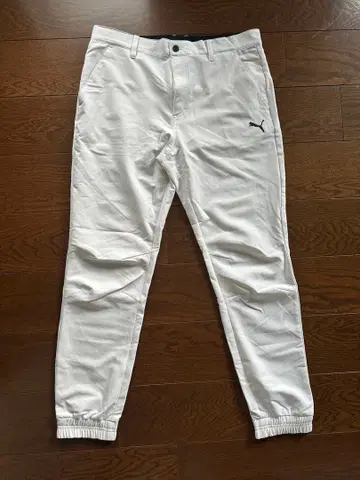 푸마 골프 조거 팬츠 화이트