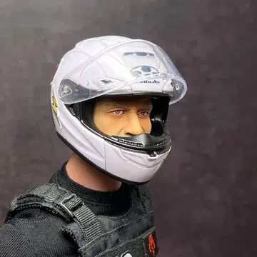 1/6 바이크 헤드 헬멧 커스텀