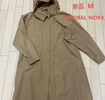 새상품 GLOBAL WORK 모즈 코트 M 베이지 캐러멜