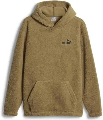 새상품 PUMA 푸마 플리스 후드티 카키 L
