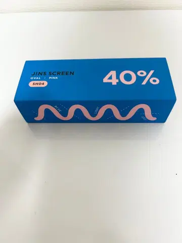 [ 미사용 새상품 ] JINS SCREEN SH04 핑크 블루라이트 차단