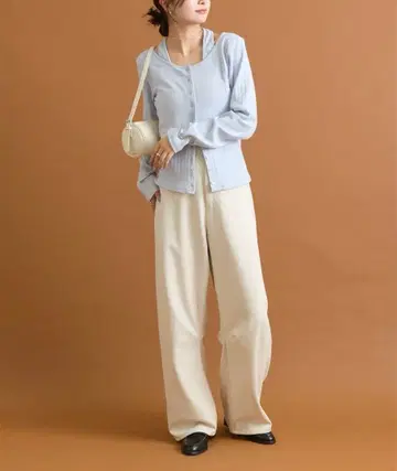 mystic 25AW 커브 슬랙스 아이보리 [ 1 ]