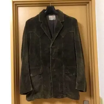 50s 60s 빈티지 코듀로이 웨스턴 테일러드 자켓