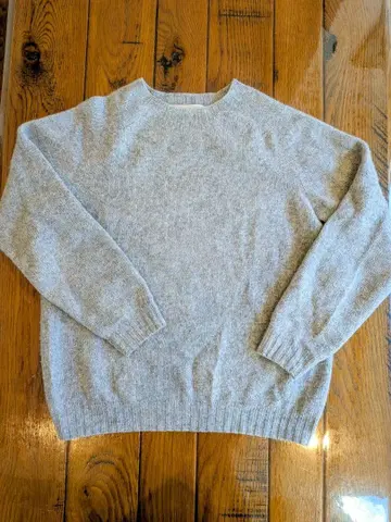 Harley 100% 울 스웨터 그레이 42