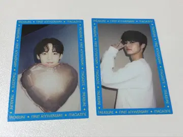 TREASURE First Anniversary 폴라로이드 2장 세트