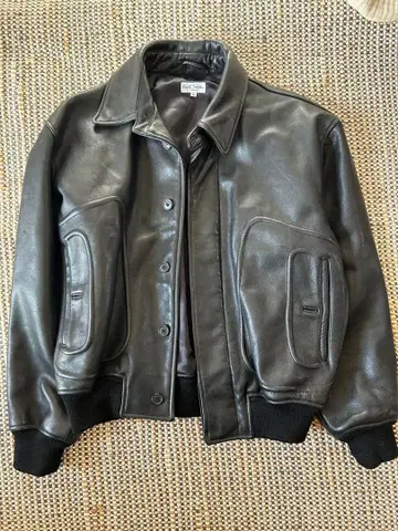 Paul Smith 블랙 가죽 자켓 M