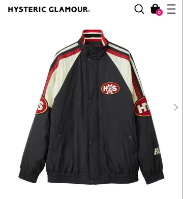 EVIL STAR 와펜 스탠드 카라 자켓