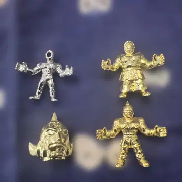 근육맨 다이캐스트 4체 세트 실버 골드