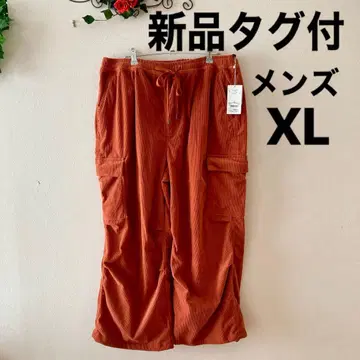 새상품 택 포함 남성용 XL 코듀로이 팬츠 허리밴딩