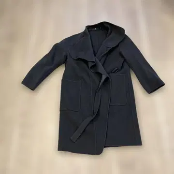 +J 다크 그레이 랩 코트 M 사이즈