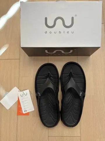 doubleu RIVA MEN 블랙 샌들 EU 41