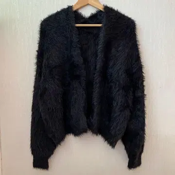 라메 페더 가디건 [미사용 새상품]