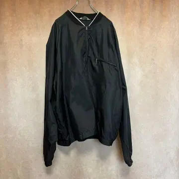 50s Arrow 나일론 풀오버 USA vintage 구제 의류 블랙