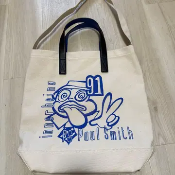 [컨디션 최상] PS PaulSmith 플레이스먼트 스티커즈 토트백