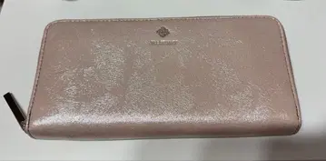 질 스튜어트 브리즈 라운드 지퍼 장지갑 핑크