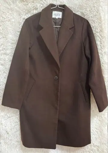 E hyphen world gallery 브라운 체스터 코트 S 새상품급