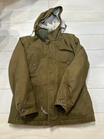 JOURNAL STANDARD 후드 부착 밀리터리 자켓 M