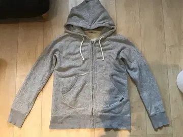 Gohemp 그레이 풀 집업 후드티 후드 부착