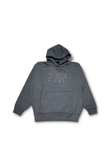 HOMIES UNITY 그레이 후드티