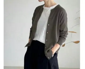 [ 미사용 ] argue 2WAY 90s CARDIGAN / brown