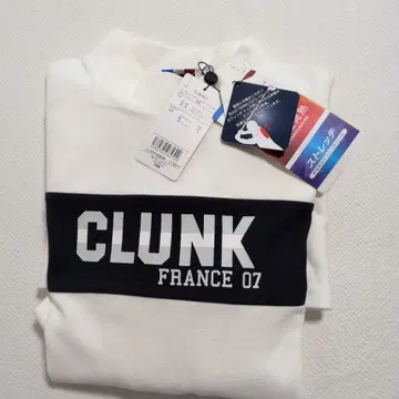 새상품 CLUNK 여성용 골프웨어 긴팔 스트레치 원피스 화이트