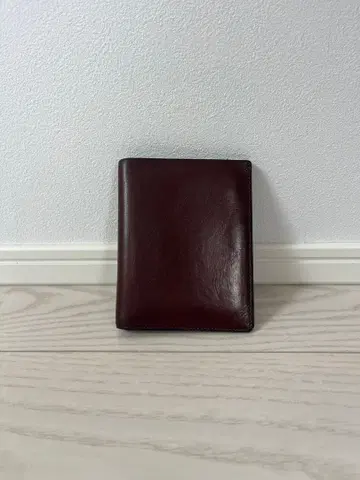 FARO 가죽 접이식 지갑 다크 브라운 BREAFING