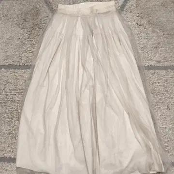 green label relaxing 튤 스커트