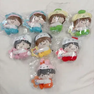 나니와단시 로손 콜라보 봉제 인형 8개 세트