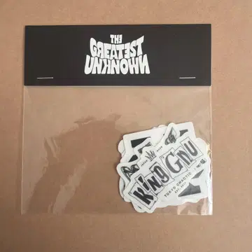 King Gnu 스티커 세트 The GREATEST UNKNOWN