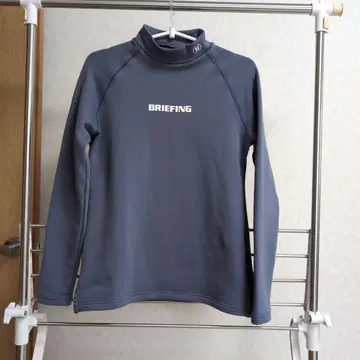 BRIEFING 속기모 하이넥 긴팔 셔츠