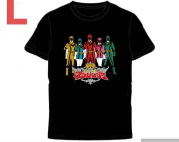 마법전대 마지레인저 블랙 블랙 반팔 T셔츠 L 사이즈