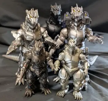 기룡 메카고질라 외 (반다이) 소프트 비닐 피규어 3체 세트 + 2체