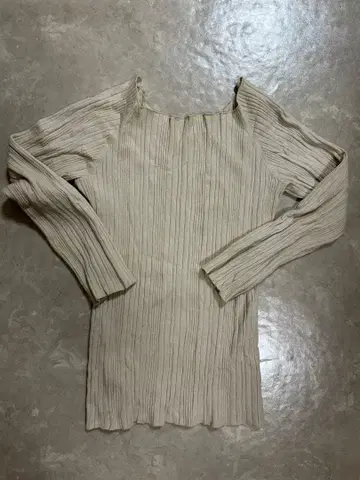 SNIDEL 2way 리브 긴팔 상의 아이보리