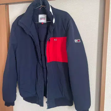 TOMMY JEANS 다운 자켓 네이비