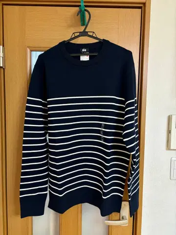 미사용 새상품 유니클로 워셔블 밀라노 리브 크루넥 스웨터 XL