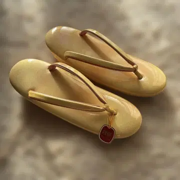 도쿄 나비 새상품 골드 조리 L 사이즈